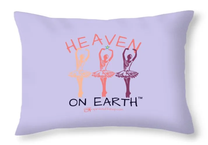 Ballerina Heaven On Earth - Throw Pillow