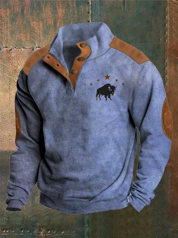 🔥Buy 2 Get 5% Off🔥Retro Casual Western Print Sweatshirt