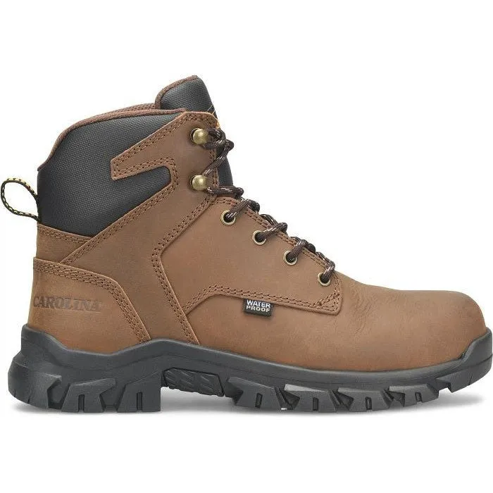 Carolina Men's Gruntz 6" Steel Toe Waterproof Work Boot -Brown- CA3593