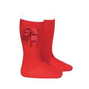 Condor Red Knee High Socks.
