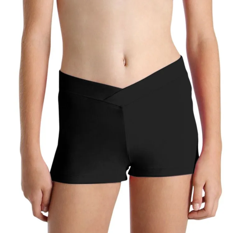 DF5801G - Bloch V Front Girls Short