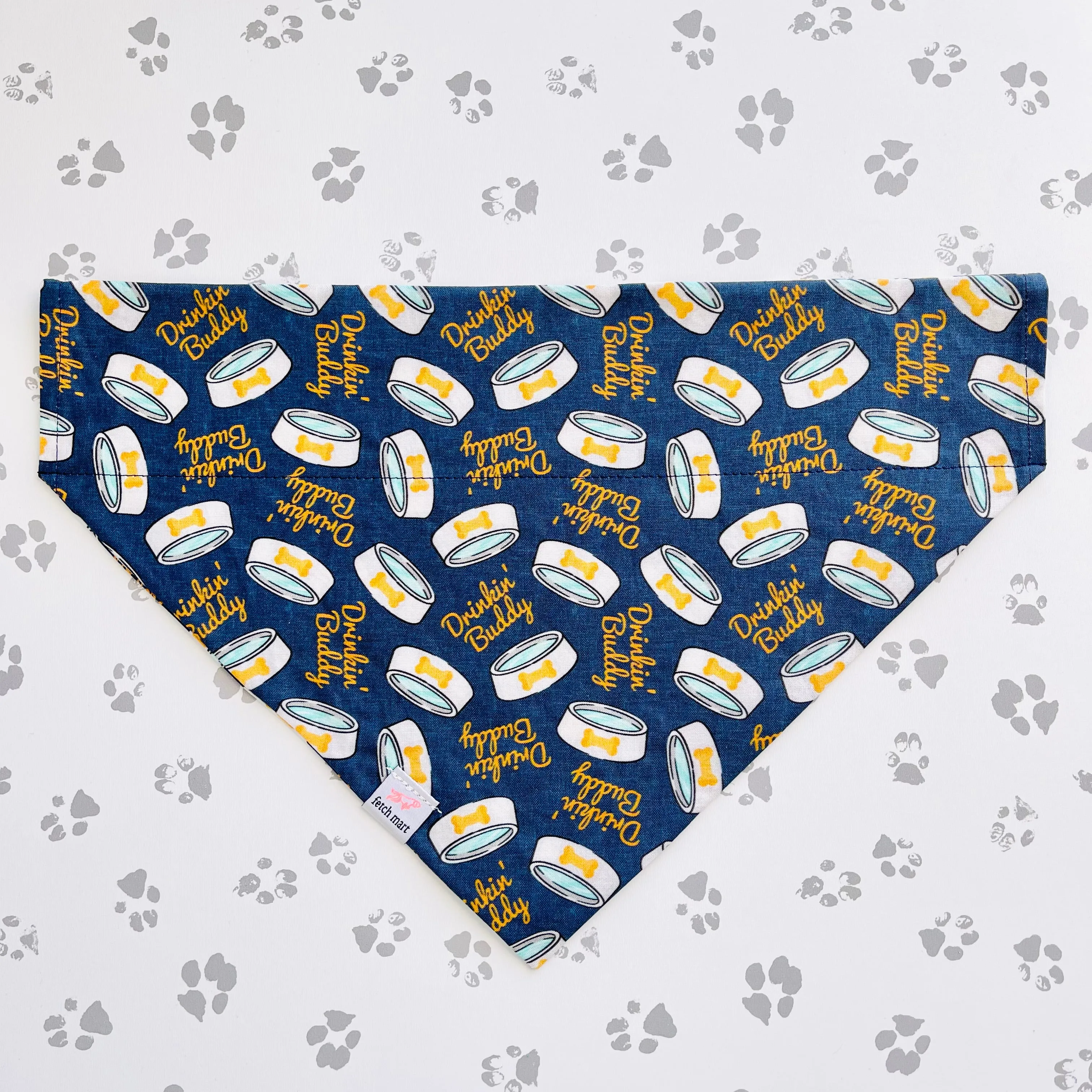 Drinking Buddies in Navy & Pink Bandana