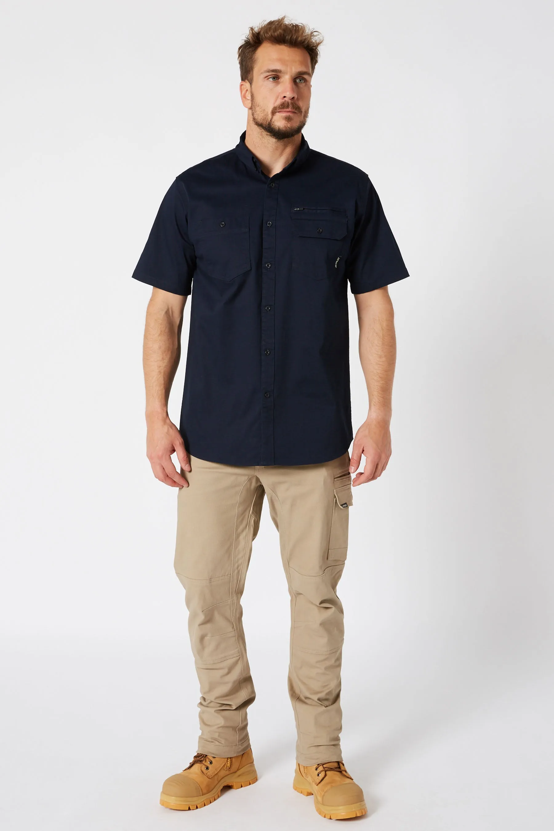 JP Fueled Mens Short Sleeve Shirt - Navy