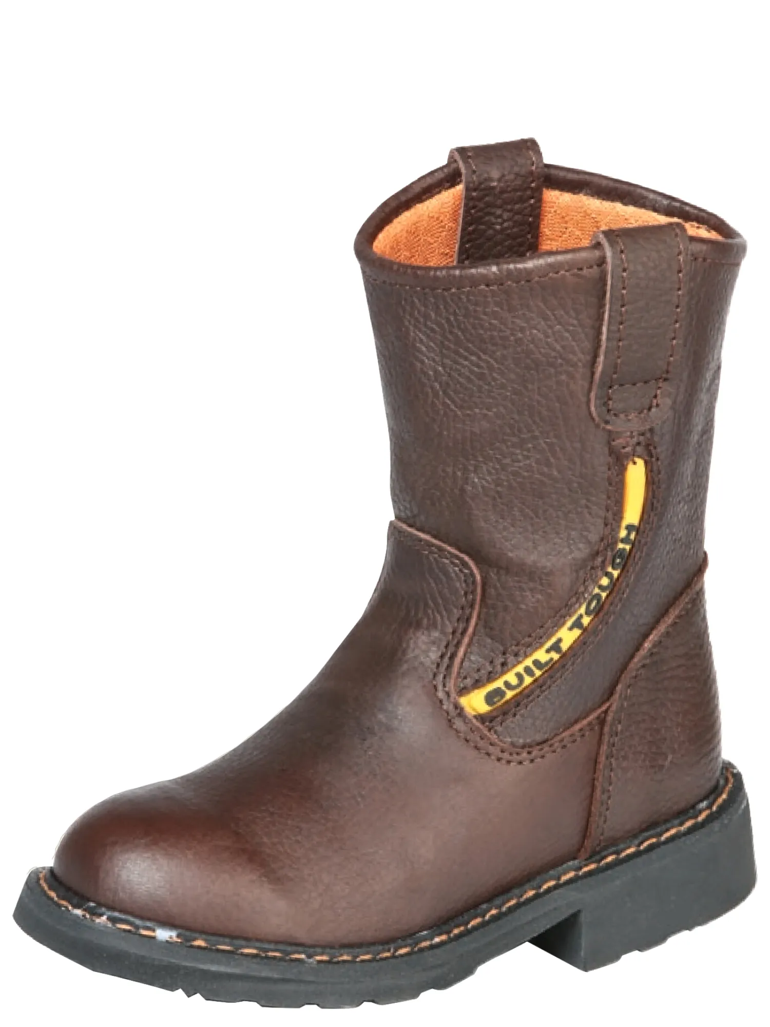 Kids - Botas Vaqueras Rodeo Clasicas de Piel Genuina para Niños 'Jar Boots' - ID: 126594