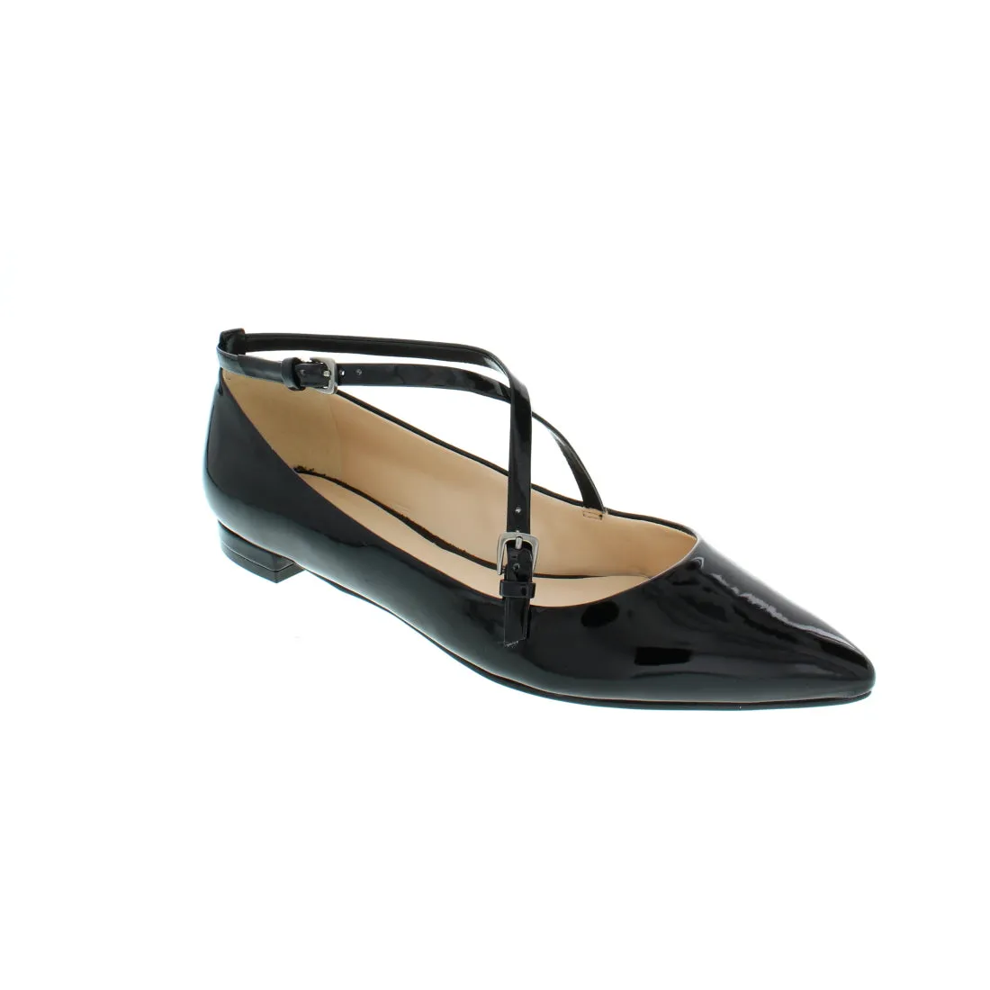 LA PATENT FLAT POINTED BALLERINA X