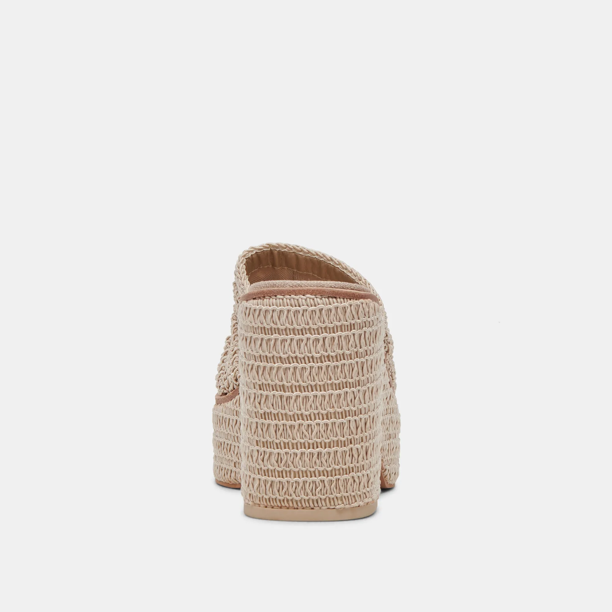 LADIN HEELS IVORY WOVEN