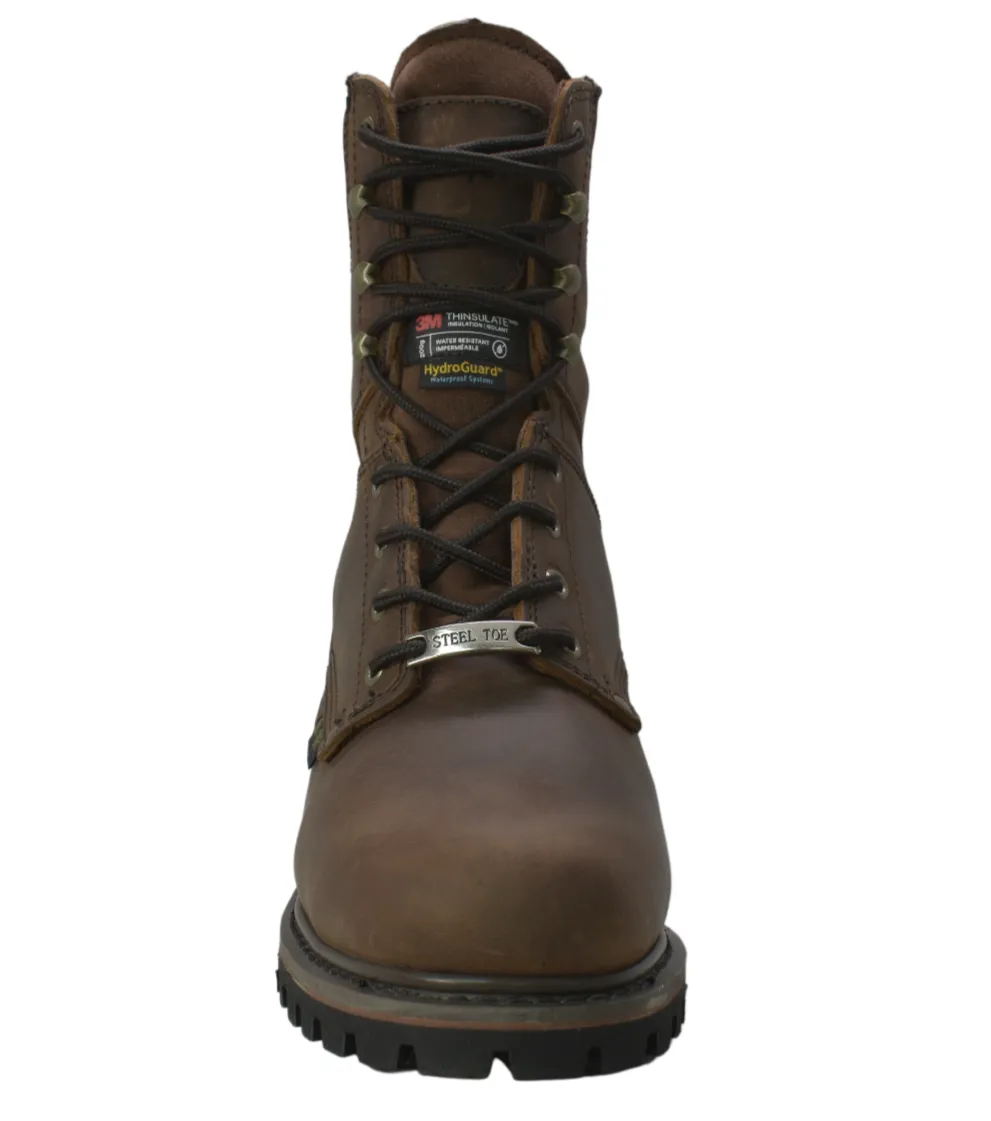 Men's 9" Steel Toe Super Logger Brown - 9490