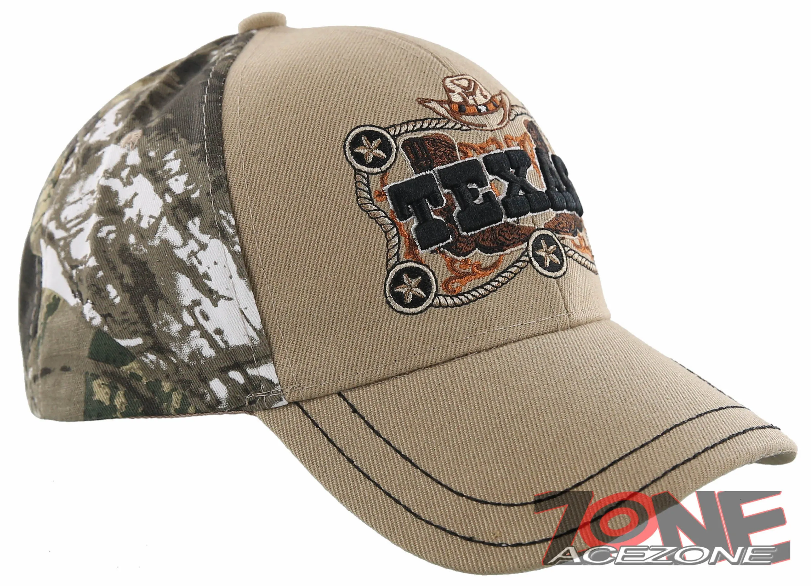 NEW! TEXAS STAR HAT BOOTS HORSESHOE COWBOY CAP HAT TAN