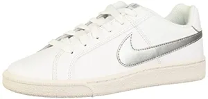 Nike Women's WMNS Court Royale White/Metallic Silver Tennis Shoes-3 UK (36 EU) (5.5 US) (749867-100)