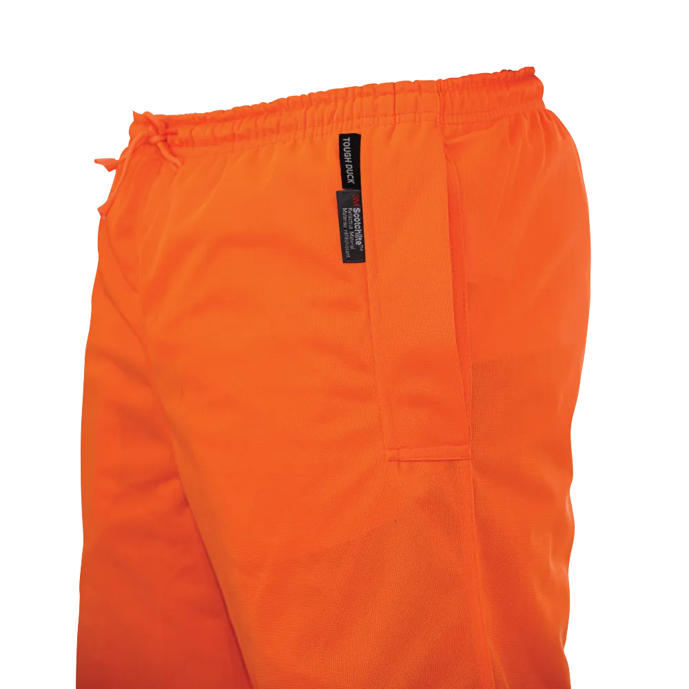 Orange Pull-On Tricot Safety Pant by Tough Duck - Style S603