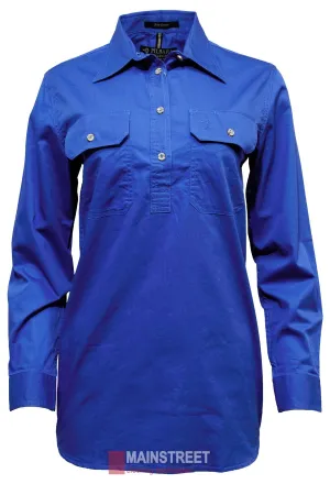 Pilbara Ladies Long Sleeve Closed Front Shirt