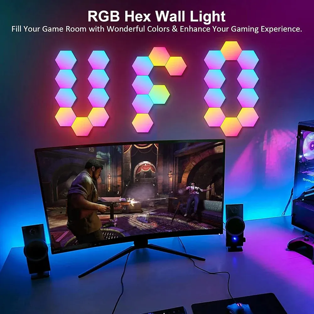 RGB Bluetooth LED Hexagon Light