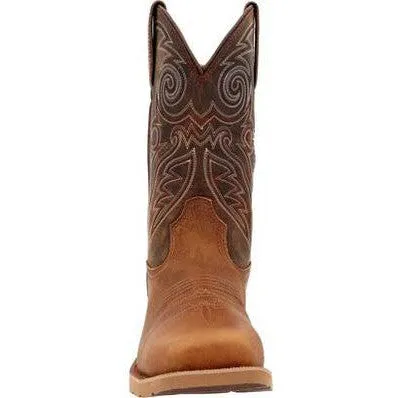 Rocky Men's Monocrepe 12" Steel Toe WP Western Boot -Tobacco- RKW0431