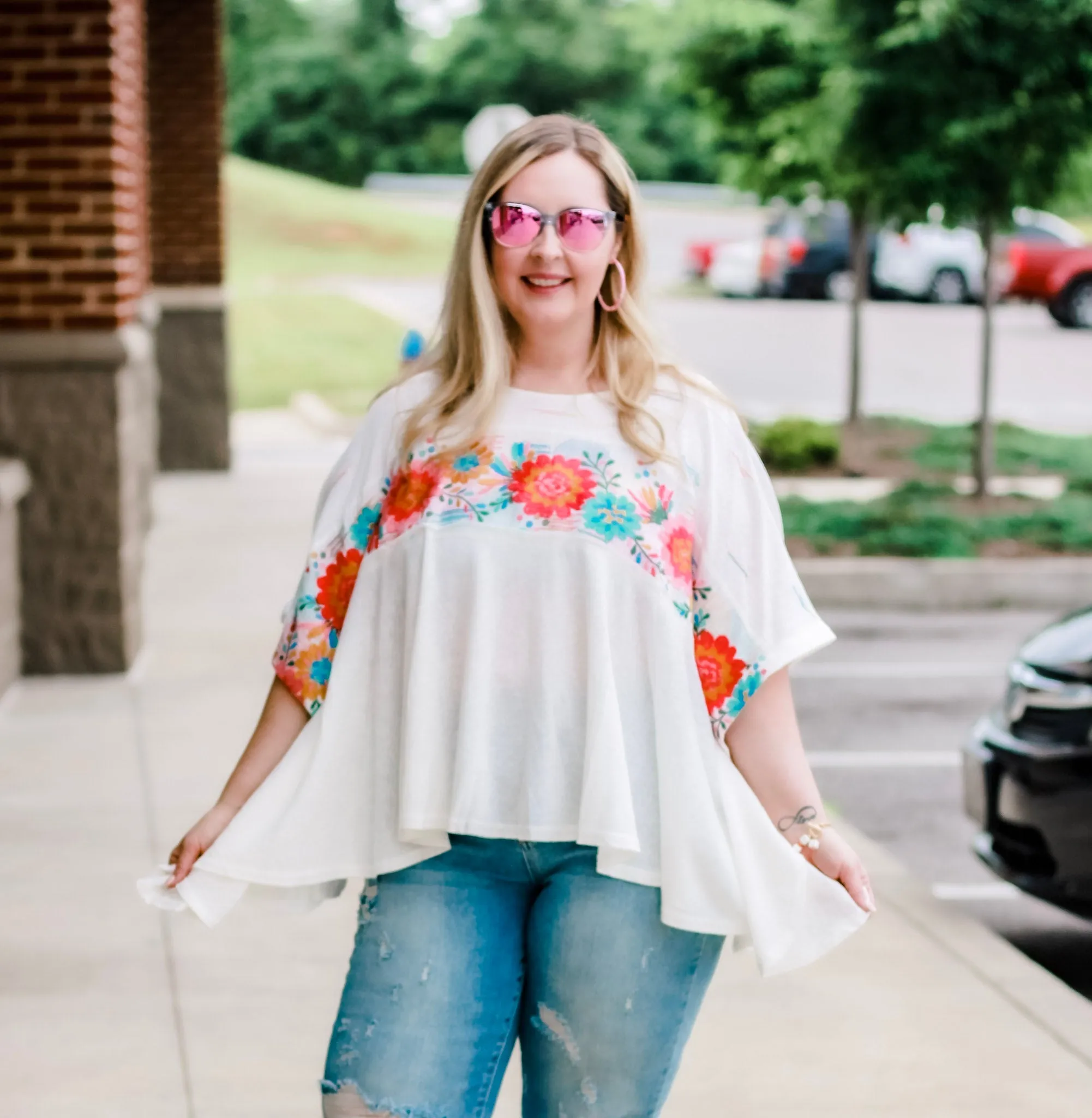 Savannah Jane Asymmetrical Blouse