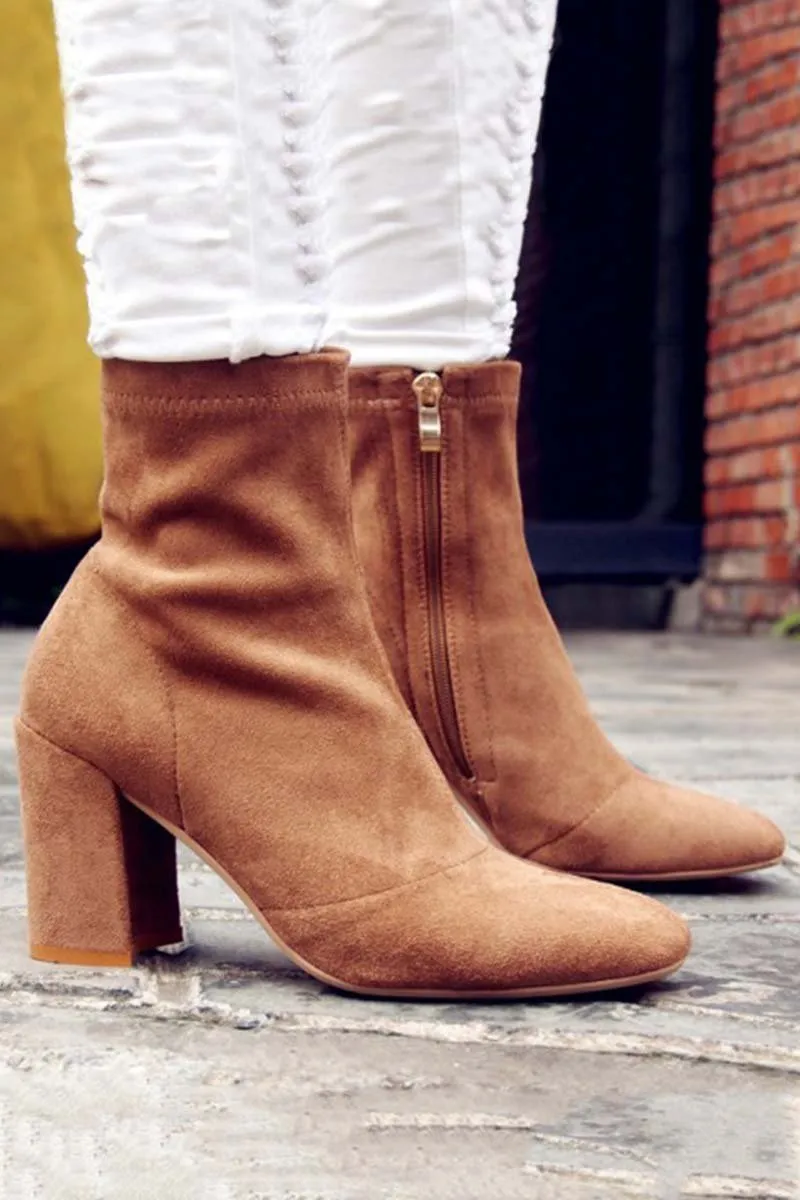 Suede Ankle Boots