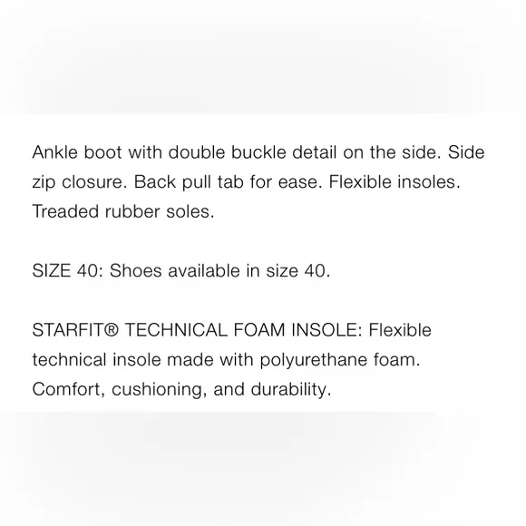 Zara Kids Buckle Ankle Boots